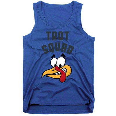 Funny Thanksgiving Matching Turkey Trot Squad Costume Gift Tank Top