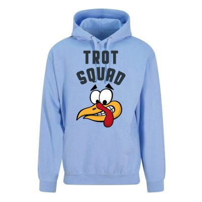 Funny Thanksgiving Matching Turkey Trot Squad Costume Gift Unisex Surf Hoodie