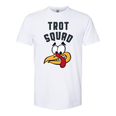 Funny Thanksgiving Matching Turkey Trot Squad Costume Gift Softstyle CVC T-Shirt