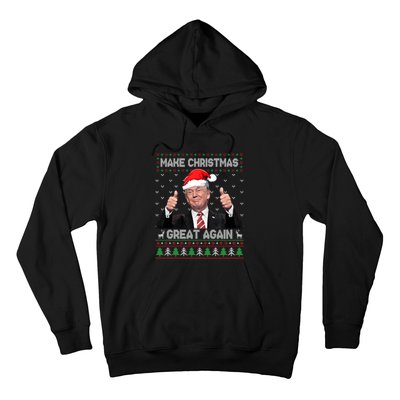 Funny Trump Make Christmas Great Again Ugly Christmas Sweater Xmas Hoodie