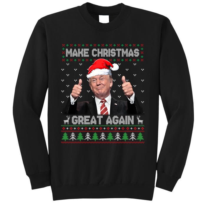 Funny Trump Make Christmas Great Again Ugly Christmas Sweater Xmas Sweatshirt