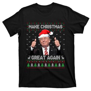 Funny Trump Make Christmas Great Again Ugly Christmas Sweater Xmas T-Shirt