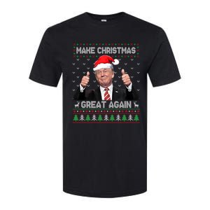 Funny Trump Make Christmas Great Again Ugly Christmas Sweater Xmas Softstyle CVC T-Shirt