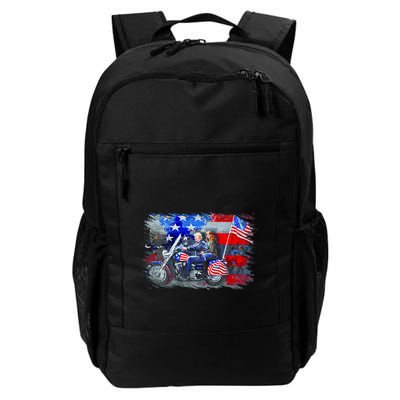 Funny Trump Motorcycle Trump  Biker Trump Backpack