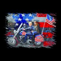 Funny Trump Motorcycle Trump  Biker Trump 16 in Basic Backpack