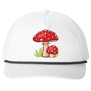 Funny Toadstool Mushroom Plant Toxic Fungus Cute Costume Meaningful Gift Snapback Five-Panel Rope Hat