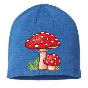 Funny Toadstool Mushroom Plant Toxic Fungus Cute Costume Meaningful Gift Sustainable Beanie