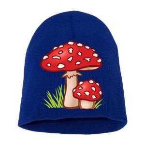 Funny Toadstool Mushroom Plant Toxic Fungus Cute Costume Meaningful Gift Short Acrylic Beanie