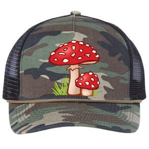 Funny Toadstool Mushroom Plant Toxic Fungus Cute Costume Meaningful Gift Retro Rope Trucker Hat Cap