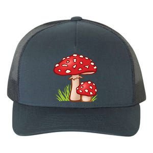 Funny Toadstool Mushroom Plant Toxic Fungus Cute Costume Meaningful Gift Yupoong Adult 5-Panel Trucker Hat