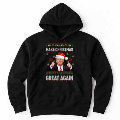 Funny Trump Make Christmas Great Again Ugly Christmas Sweater Xmas Hoodie