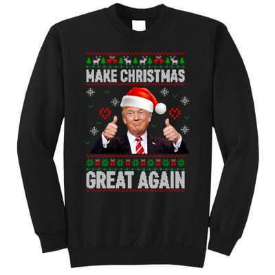 Funny Trump Make Christmas Great Again Ugly Christmas Sweater Xmas Sweatshirt