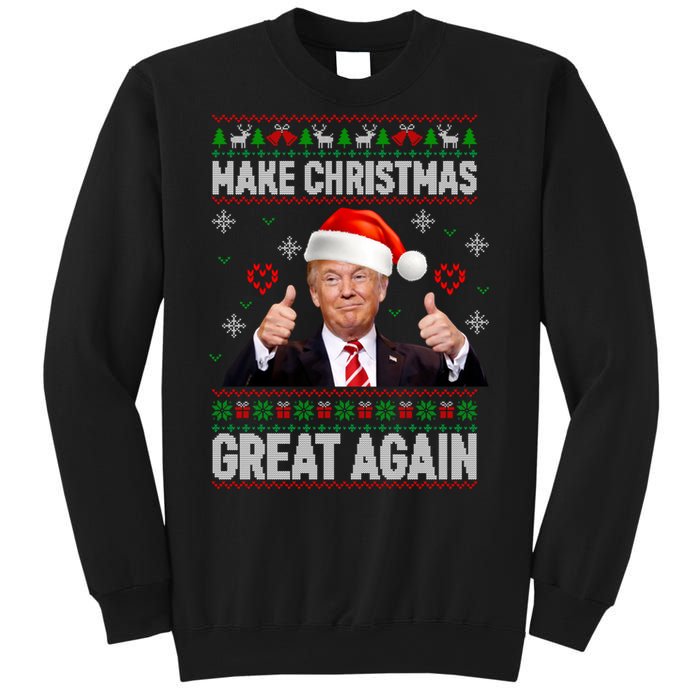 Funny Trump Make Christmas Great Again Ugly Christmas Sweater Xmas Sweatshirt