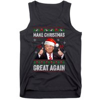 Funny Trump Make Christmas Great Again Ugly Christmas Sweater Xmas Tank Top