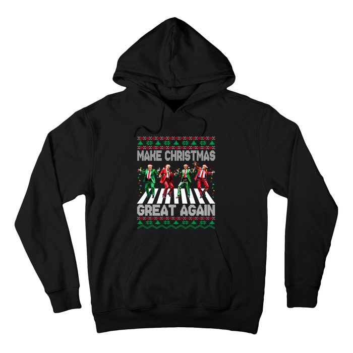 Funny Trump Make Christmas Great Again Ugly Christmas Sweater Xmas Hoodie