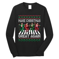 Funny Trump Make Christmas Great Again Ugly Christmas Sweater Xmas Long Sleeve Shirt