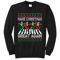 Funny Trump Make Christmas Great Again Ugly Christmas Sweater Xmas Tall Sweatshirt