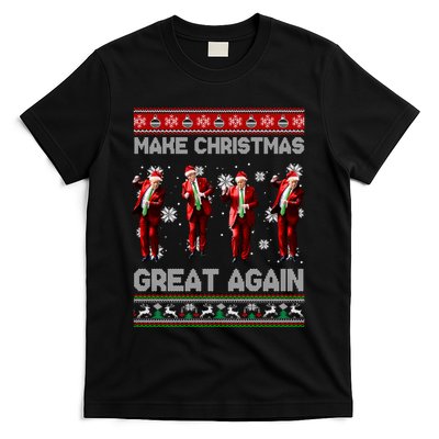 Funny Trump Make Christmas Great Again Ugly Christmas Sweater Xmas T-Shirt