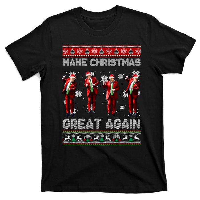 Funny Trump Make Christmas Great Again Ugly Christmas Sweater Xmas T-Shirt