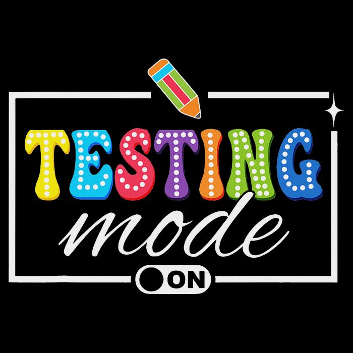 Funny Testing Mode On Testing Day Motivational Teacher Drawstring Bag