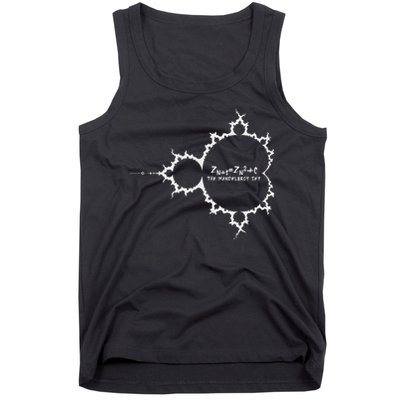 Fractal The Mandelbrot Set With Math Formula Tank Top