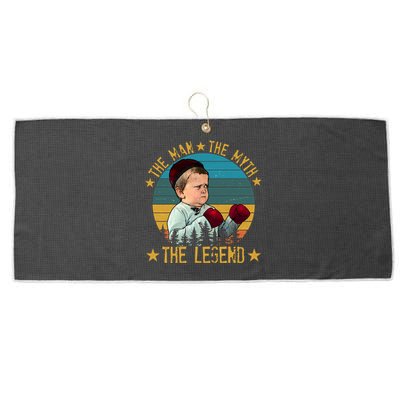 Funny The Man The Myth The Legend Vintage Hasbulla Kid Large Microfiber Waffle Golf Towel