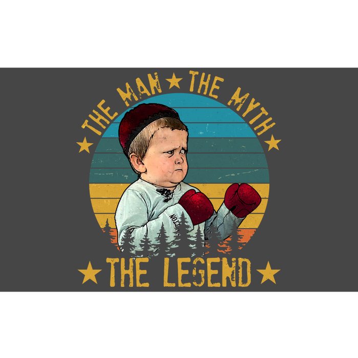 Funny The Man The Myth The Legend Vintage Hasbulla Kid Bumper Sticker