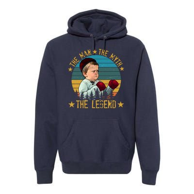 Funny The Man The Myth The Legend Vintage Hasbulla Kid Premium Hoodie