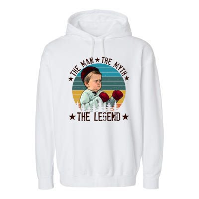 Funny The Man The Myth The Legend Vintage Hasbulla Kid Garment-Dyed Fleece Hoodie