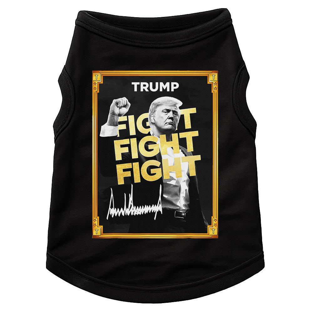 Funny Trump Meme Coin Crypto President Meme Doggie Tank