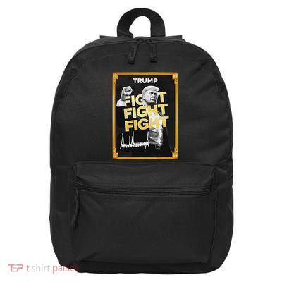 Funny Trump Meme Coin Crypto President Meme 16 in Basic Backpack