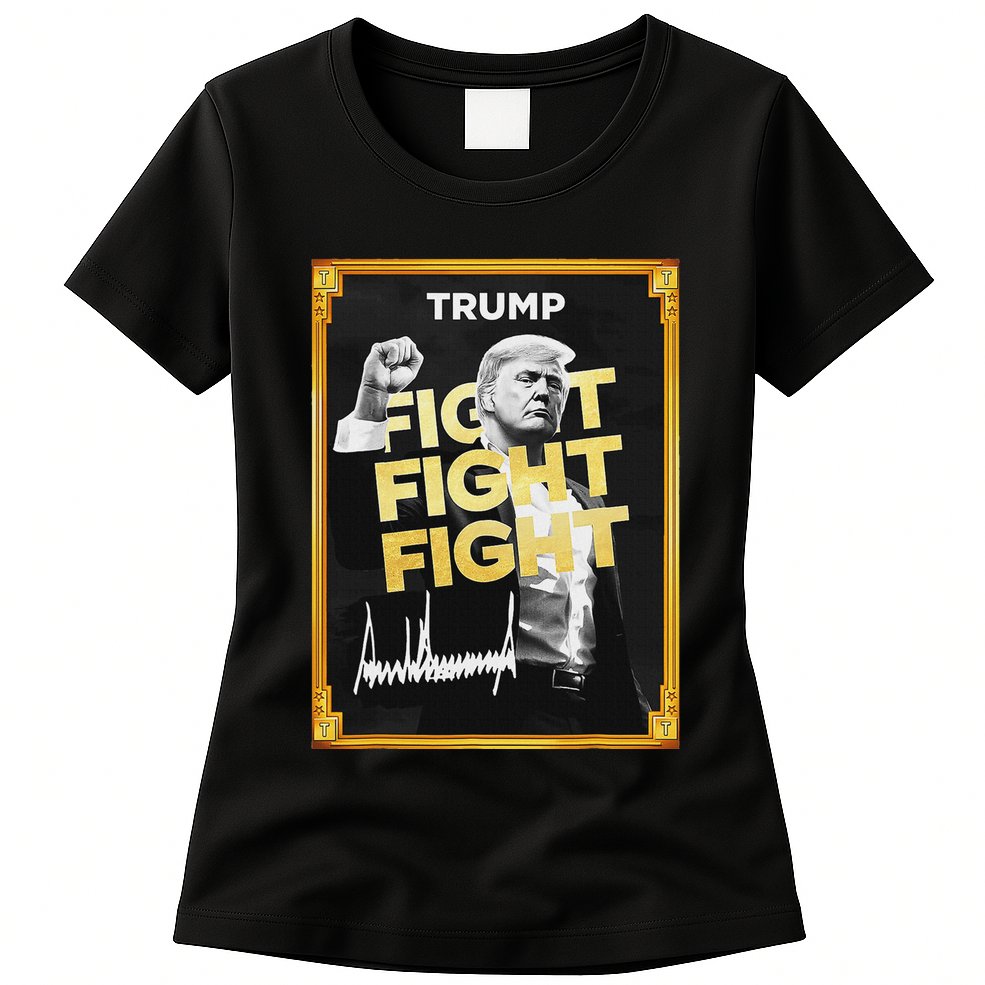 Funny Trump Meme Coin Crypto President Meme Womens T-Shirt