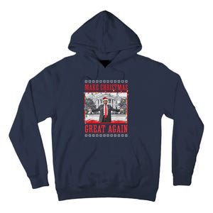 Funny Trump Make Christmas Great Again Ugly Sweater Xmas Tall Hoodie