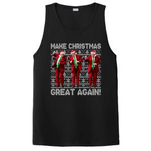 Funny Trump Make Christmas Great Again Ugly Xmas Gift PosiCharge Competitor Tank