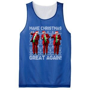 Funny Trump Make Christmas Great Again Ugly Xmas Gift Mesh Reversible Basketball Jersey Tank