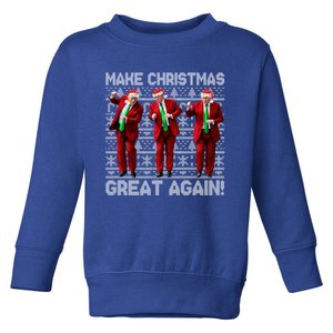 Funny Trump Make Christmas Great Again Ugly Xmas Gift Toddler Sweatshirt