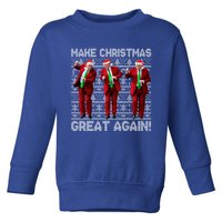 Funny Trump Make Christmas Great Again Ugly Xmas Gift Toddler Sweatshirt