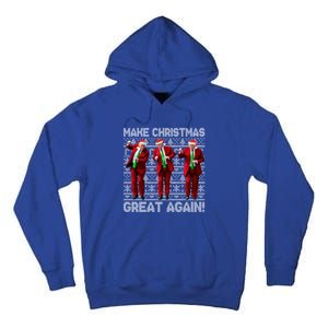 Funny Trump Make Christmas Great Again Ugly Xmas Gift Tall Hoodie