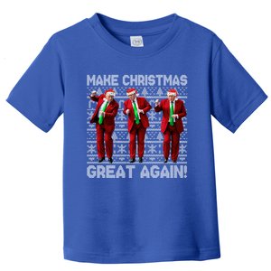 Funny Trump Make Christmas Great Again Ugly Xmas Gift Toddler T-Shirt