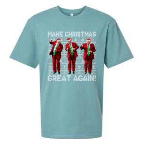 Funny Trump Make Christmas Great Again Ugly Xmas Gift Sueded Cloud Jersey T-Shirt