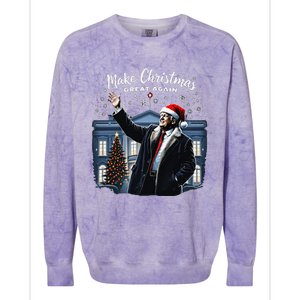 Funny Trump Make Christmas Great Again Ugly Sweater Xmas Colorblast Crewneck Sweatshirt