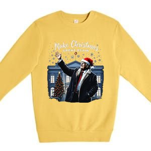 Funny Trump Make Christmas Great Again Ugly Sweater Xmas Premium Crewneck Sweatshirt