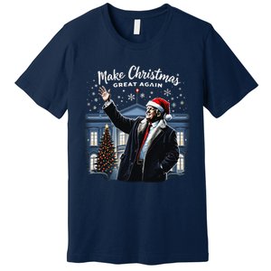 Funny Trump Make Christmas Great Again Ugly Sweater Xmas Premium T-Shirt