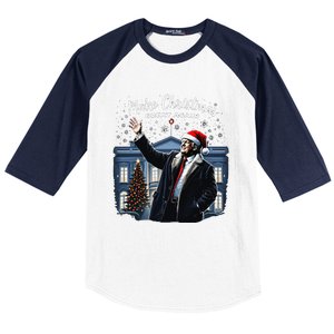 Funny Trump Make Christmas Great Again Ugly Sweater Xmas Baseball Sleeve Shirt