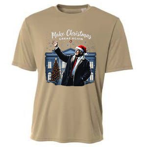 Funny Trump Make Christmas Great Again Ugly Sweater Xmas Cooling Performance Crew T-Shirt