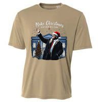 Funny Trump Make Christmas Great Again Ugly Sweater Xmas Cooling Performance Crew T-Shirt