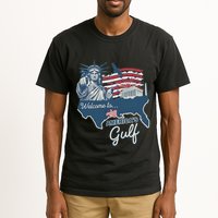 Funny Trump Mexico America Retro Welcome To AmericaS Gulf Tall T-Shirt