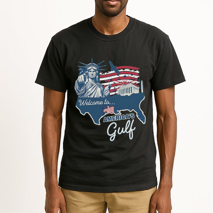Funny Trump Mexico America Retro Welcome To AmericaS Gulf Tall T-Shirt