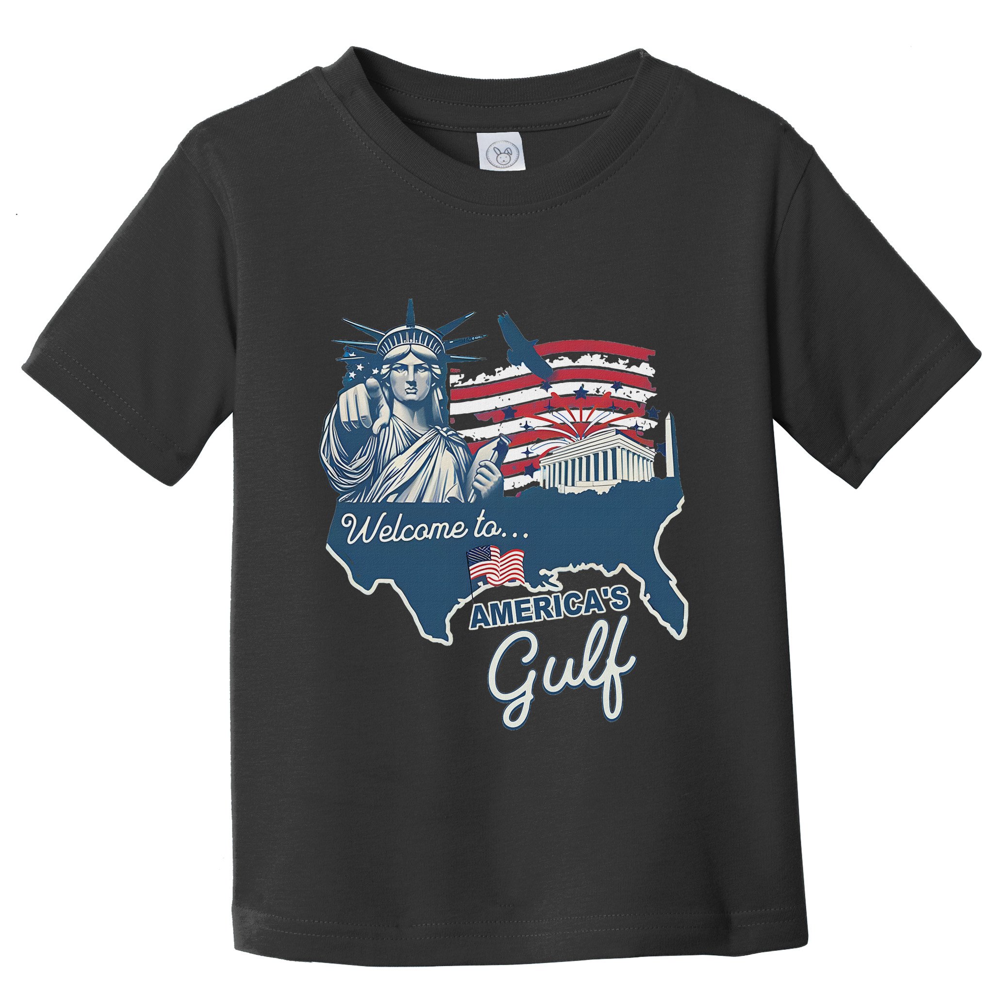 Funny Trump Mexico America Retro Welcome To AmericaS Gulf Toddler T-Shirt