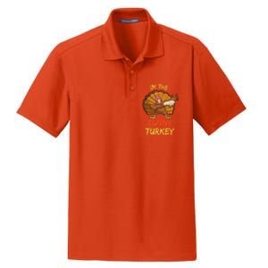 Funny Turkey Matching Family Group Thanksgiving Party Pajama Dry Zone Grid Polo